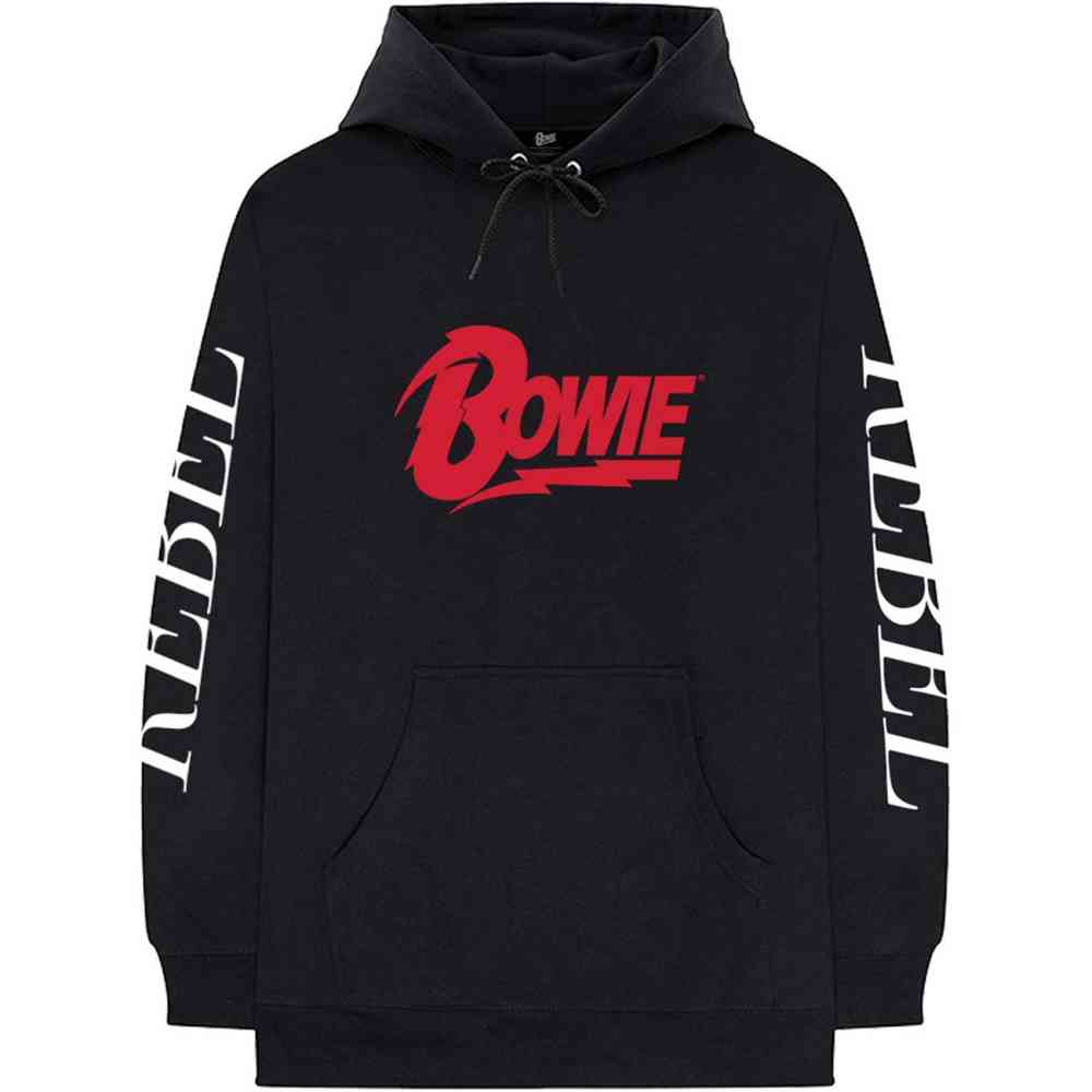 David Bowie - Rebel Rebel Hoodie/trui - Zwart